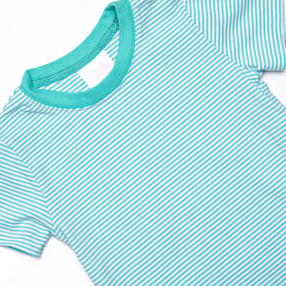 Charles Short Set, Mint Stripe