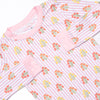 Pinstripe Petals Bamboo Pajama Set, Pink