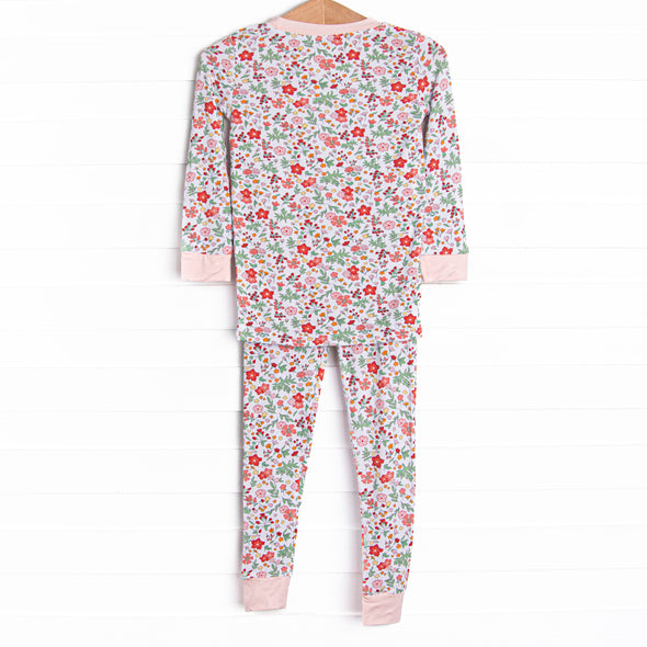 Scarlet Sage Bamboo Pajama Set, Red