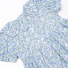 Blossomed and Blue Smocked Bubble, Blue