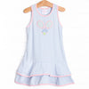 Serve's Up Applique Tennis Dress, Blue