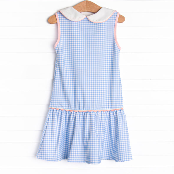 Simple Serve Tennis Dress, Blue