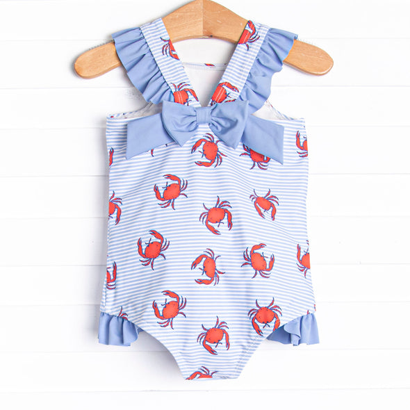 East Coast Crabs One Piece, Blue