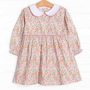 Autumn Blossom Dress, Pink