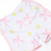 Big Point Bows Short Set, Pink