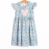 Floral Fairytale Applique Dress, Pink