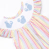 Magic Memories Smocked Bubble, Rainbow Stripe