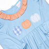 Hello Fall Applique Dress, Blue