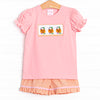 Sugar Overload Smocked Ruffle Short Set, Pink