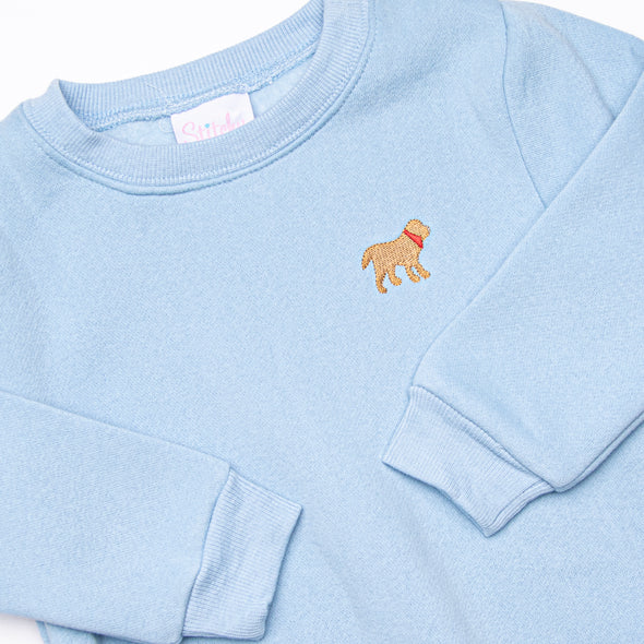 Roooof Roooof Sweatshirt, Blue