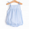 Duckling Dash Smocked Girl Bubble, Blue