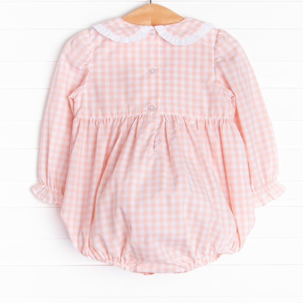 Montreal Maple Smocked Bubble, Pink