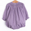 Belle Bow Smocked Bubble, Purple