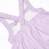 Seersucker Sailor Applique Ruffle Short Set, Purple