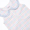 Paradise Plaid Bubble, Blue