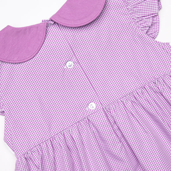 Fright Night Smocked Diaper Set, Purple