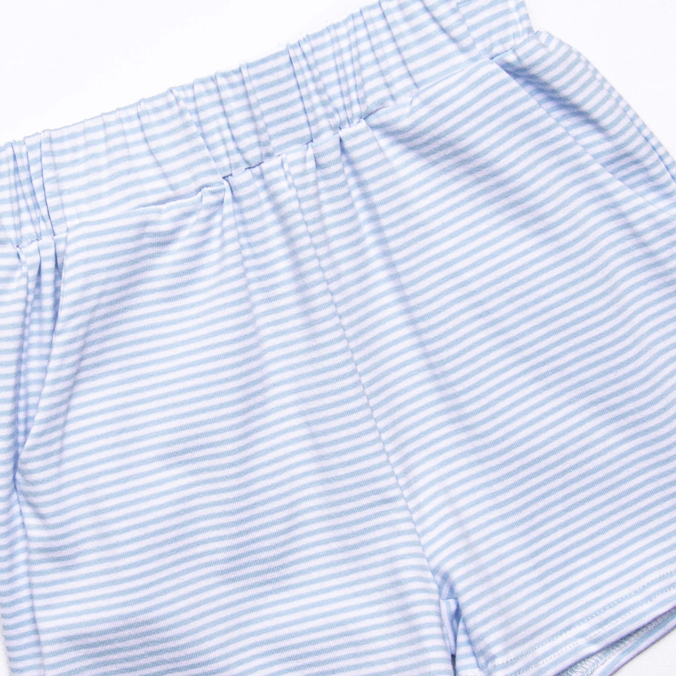 Marine Marlin Short Set, Blue Stripe – Stitchy Fish