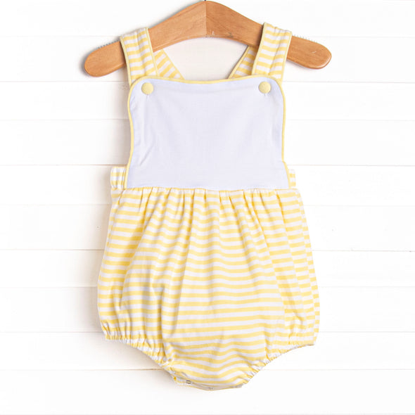 Clayton Sunsuit, Yellow Stripe