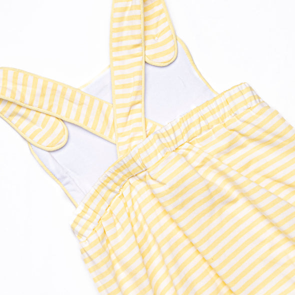 Clayton Sunsuit, Yellow Stripe