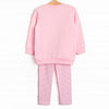 Cozy Carving Applique Legging Set, Pink