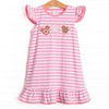 Charming Treats Applique Dress, Pink