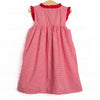 Classic Mouse Applique Dress, Red