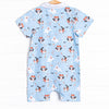 Boos and Barks Short Romper, Blue