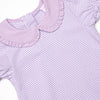 Sucker For You Applique Diaper Set, Purple