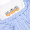 Happy Harvest Applique Legging Set, Blue Gingham