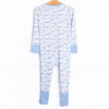 Blubber Buddy Bamboo Zippy Pajama, Blue