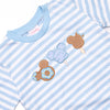 Charming Treats Applique Short Set, Blue