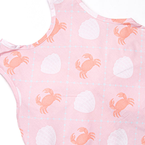 Quilted Crabs Bloomer Set, Pink