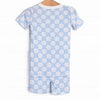 Shell of a Time Bamboo Pajama Short Set, Blue