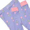 Tulip Blooms Bamboo Pajama Set, Purple