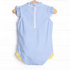 Gulf Gingham One Piece, Blue