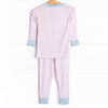 Passport to Paris Bamboo Pajama Set, Pink