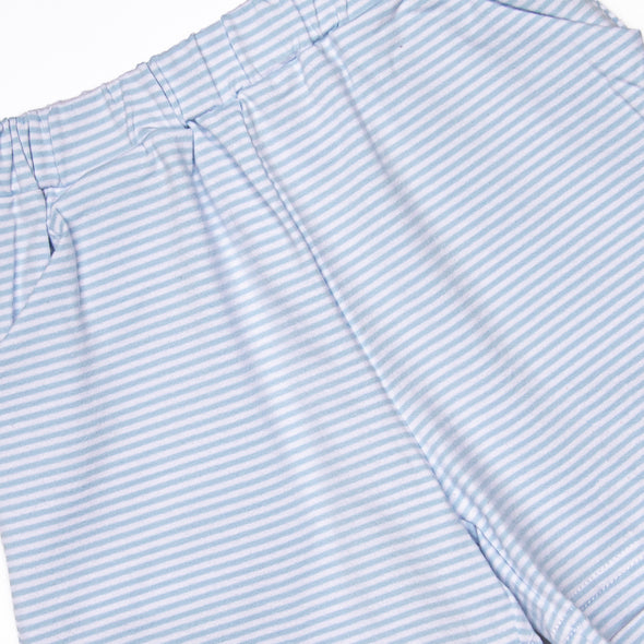 Evan Short Set, Sky Blue Stripe