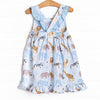 Safari Summer Dress, Blue