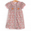 Floral Festival Smocked Dress, Pink