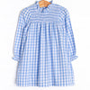 Rhythm and Blues Dress, Blue Check