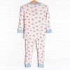 Touchdown Time Bamboo Pajama Set, Blue