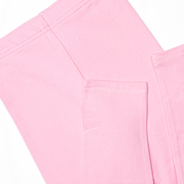 Pastel Patch Applique Legging Set, Pink