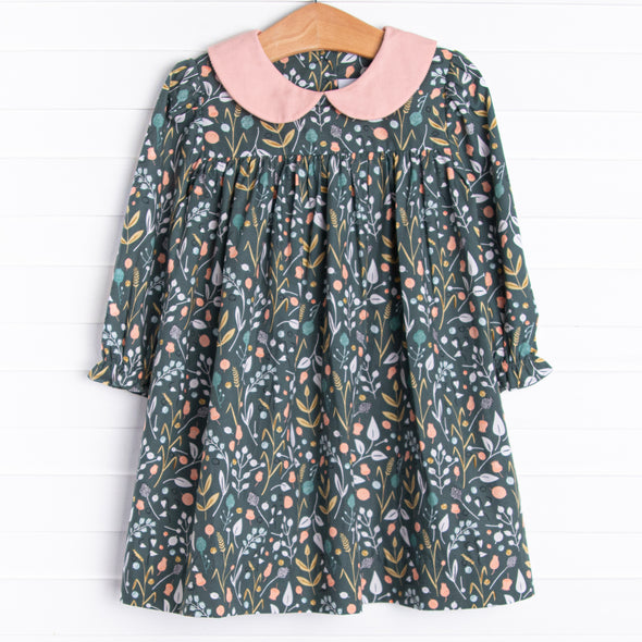 Jana Long Sleeve Dress, Sage Floral