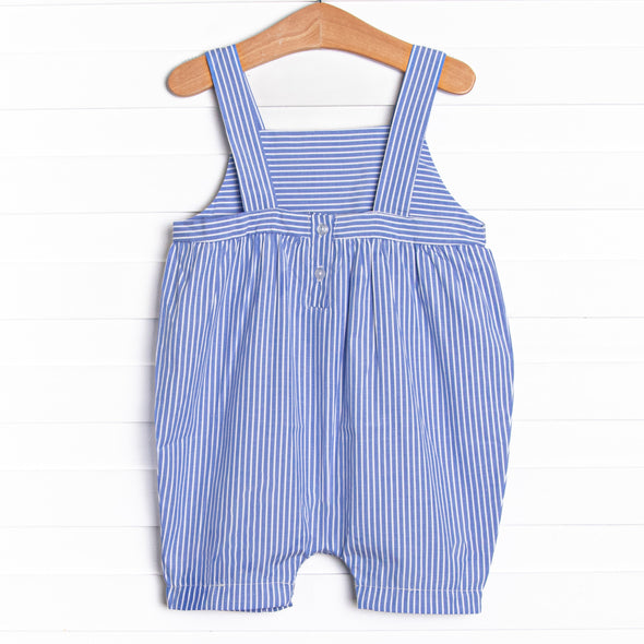 Once in a Blue Moon Short Romper, Blue