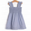 Teacher's Favorite Applique Dress, Blue