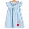 Packed and Prepared Applique Dress, Blue