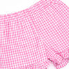 First Day Favorites Embroidered Ruffle Short Set, Pink