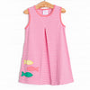 School of Fish Applique Dress, Pink