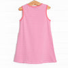 School of Fish Applique Dress, Pink