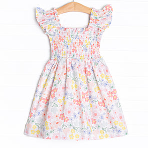 Daisy Doodles Dress, Pink